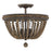 Austin Allen & Co. Handley 3-Light Semi-Flush, Tobacco