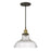 Austin Allen & Co. 1-Light Pendant, Bronze and Brass