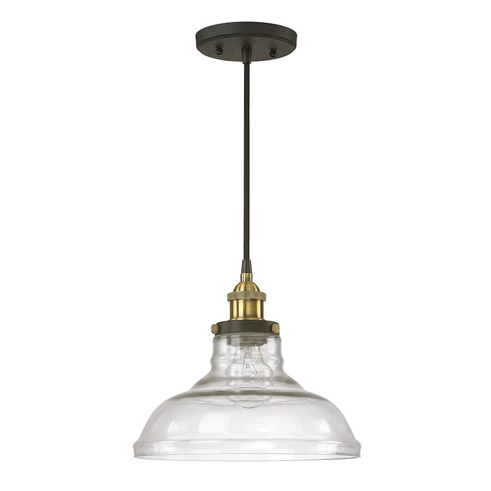 Austin Allen & Co. 1-Light Pendant, Bronze and Brass