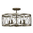 Austin Allen & Co. Madeline 4-Light Semi-Flush, Brushed Silver/Bronze
