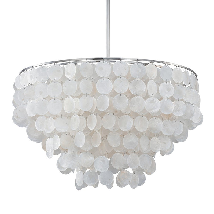 Austin Allen & Co. Shelby 6-Light Pendant, Polished Nickel