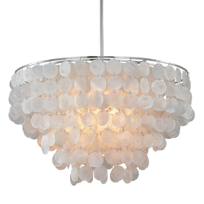 Austin Allen & Co. Shelby 6-Light Pendant, Polished Nickel
