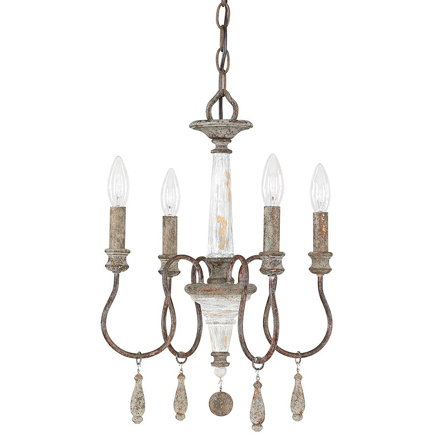 Austin Allen & Co. Zoe Chandelier, French Antique