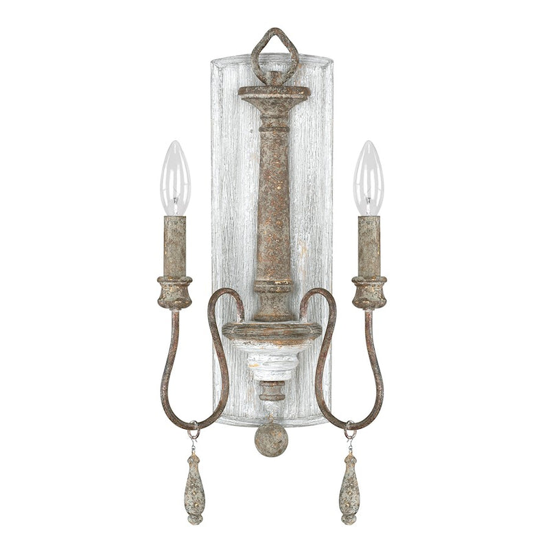 Austin Allen & Co. Zoe 2-Light Sconce, French Antique