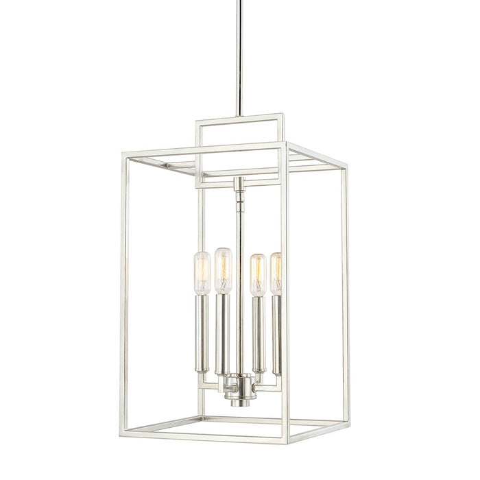Austin Allen & Co. 4-Light 11" Pendant, Polished Nickel