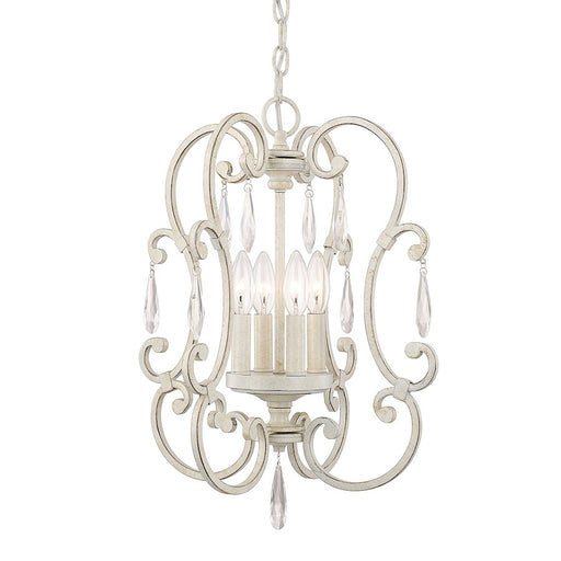 Austin Allen & Co. Chloe 4-Light Chandelier, French White