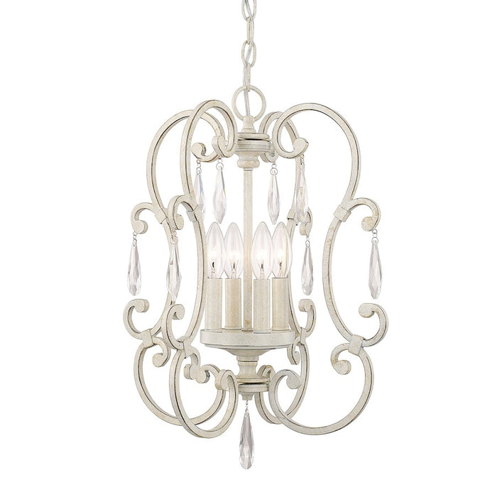 Austin Allen & Co. Chloe 4-Light Chandelier, French White