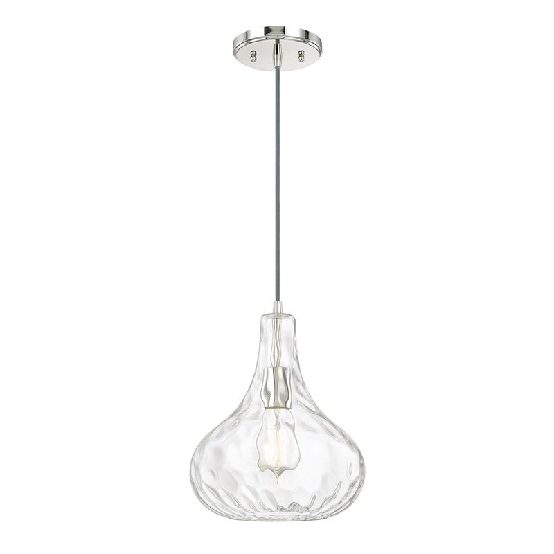 Austin Allen & Co. 1-Light 11.5" Pendant, Polished Nickel