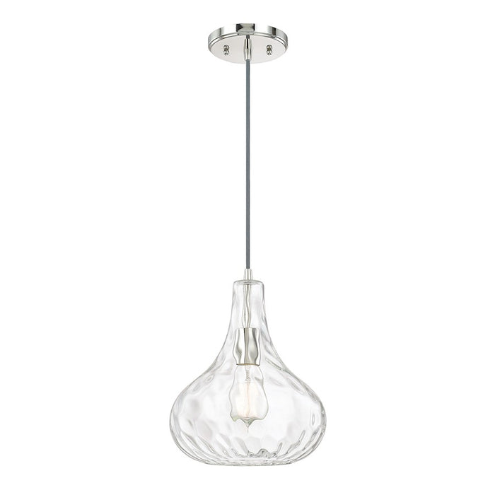 Austin Allen & Co. 1-Light 11.5" Pendant, Polished Nickel