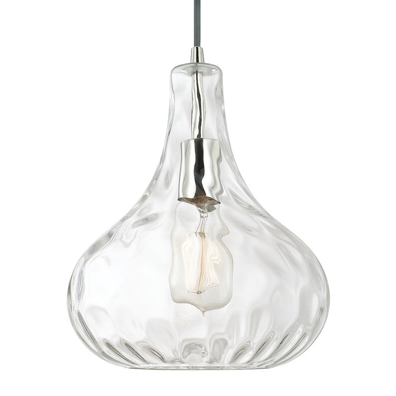 Austin Allen & Co. 1-Light 11.5" Pendant, Polished Nickel
