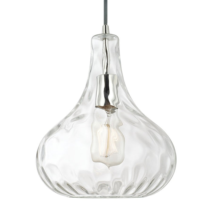 Austin Allen & Co. 1-Light 11.5" Pendant, Polished Nickel