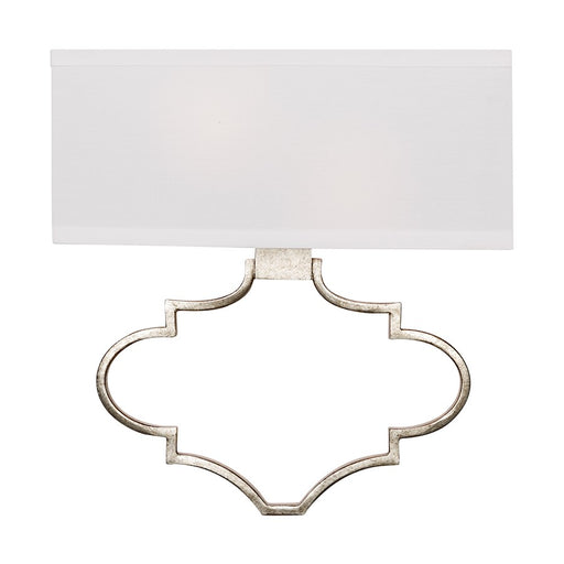 Austin Allen & Co Marisell 2 Light Sconce, Antique Silver, Bolt-On