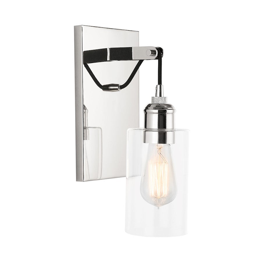 Austin Allen & Co. Prospero 1-Light Sconce, Polished Nickel
