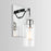 Austin Allen & Co. Prospero 1-Light Sconce, Polished Nickel