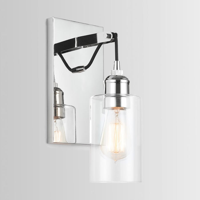 Austin Allen & Co. Prospero 1-Light Sconce, Polished Nickel