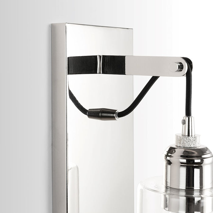 Austin Allen & Co. Prospero 1-Light Sconce, Polished Nickel