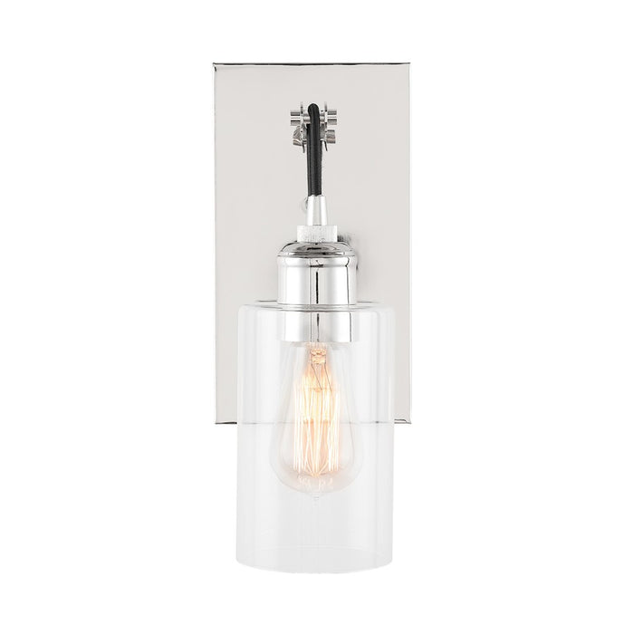 Austin Allen & Co. Prospero 1-Light Sconce, Polished Nickel