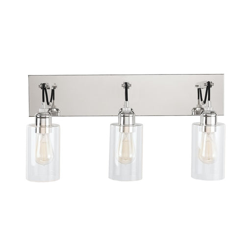 Austin Allen & Co. Prospero 3-Light Vanity, Polished Nickel