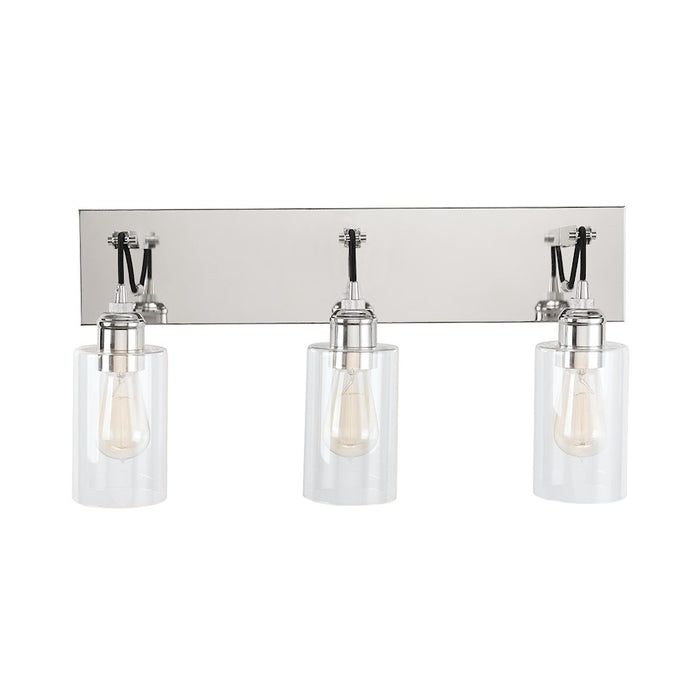 Austin Allen & Co. Prospero 3-Light Vanity, Polished Nickel