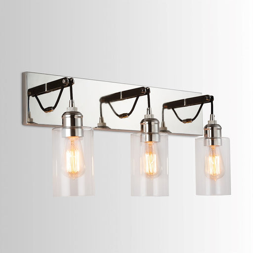 Austin Allen & Co. Prospero 3-Light Vanity, Polished Nickel