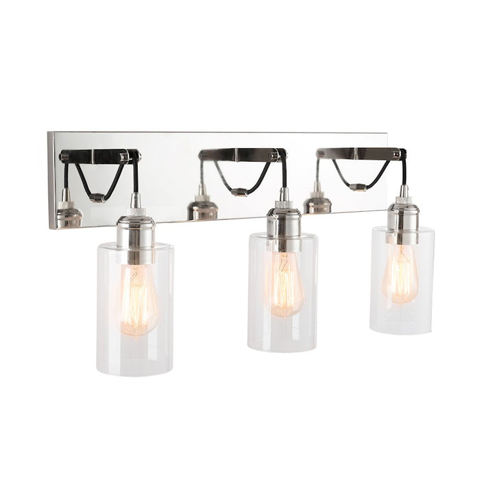 Austin Allen & Co. Prospero 3-Light Vanity, Polished Nickel