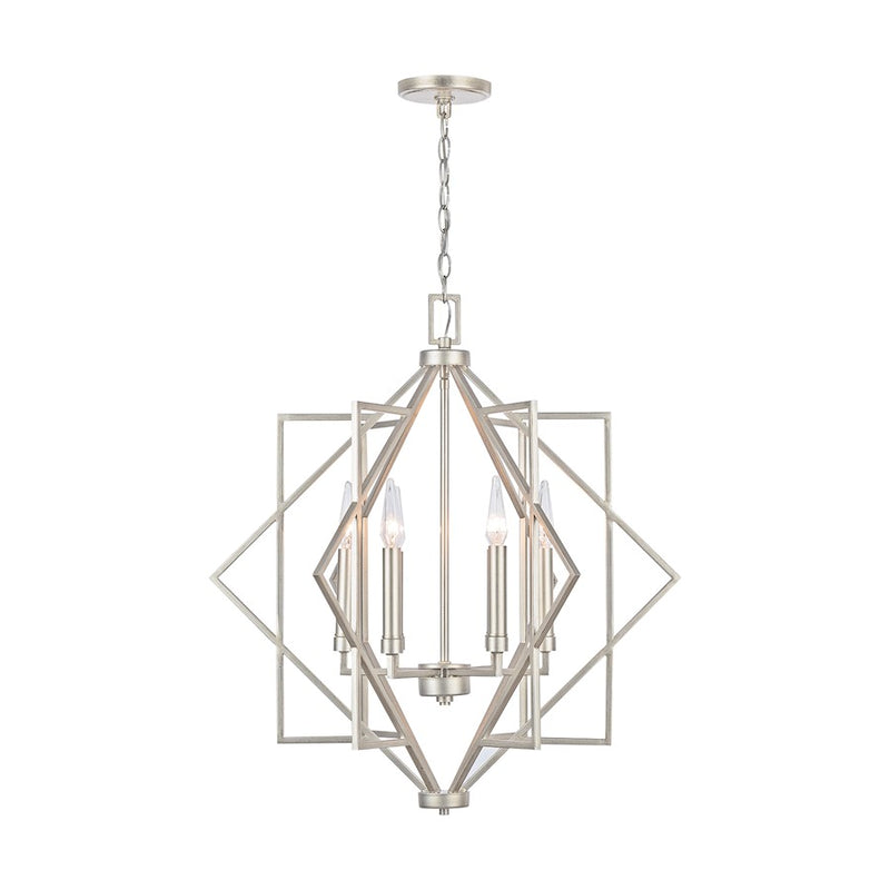 Austin Allen & Co Quinten 6 Light Pendant, Winter Gold