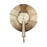 Austin Allen & Co. 1-Light 9" Sconce, Aged Brass