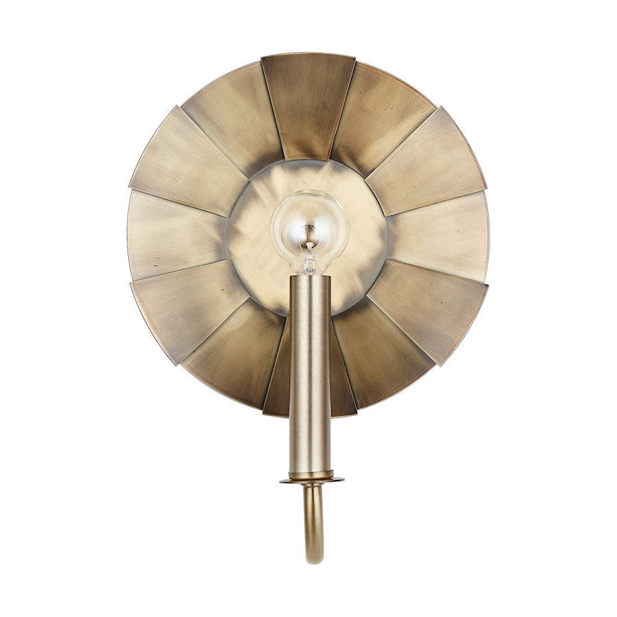 Austin Allen & Co. 1-Light 9" Sconce, Aged Brass