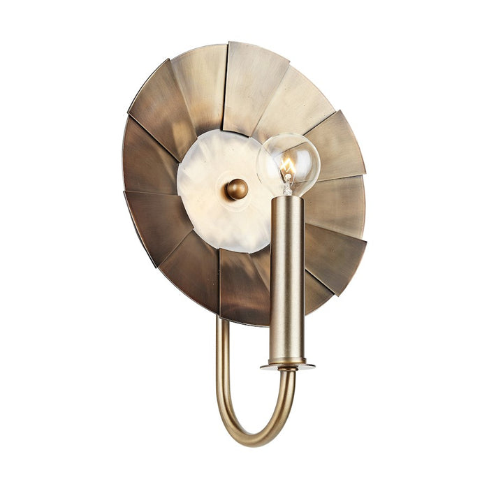 Austin Allen & Co. 1-Light 9" Sconce, Aged Brass