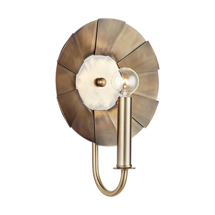 Austin Allen & Co. 1-Light 9" Sconce, Aged Brass