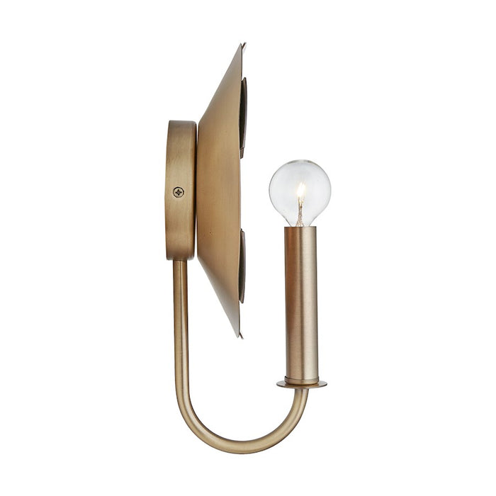 Austin Allen & Co. 1-Light 9" Sconce, Aged Brass