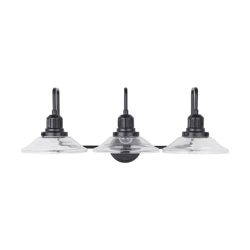 Austin Allen & Co. 3-Light Vanity, Matte Black