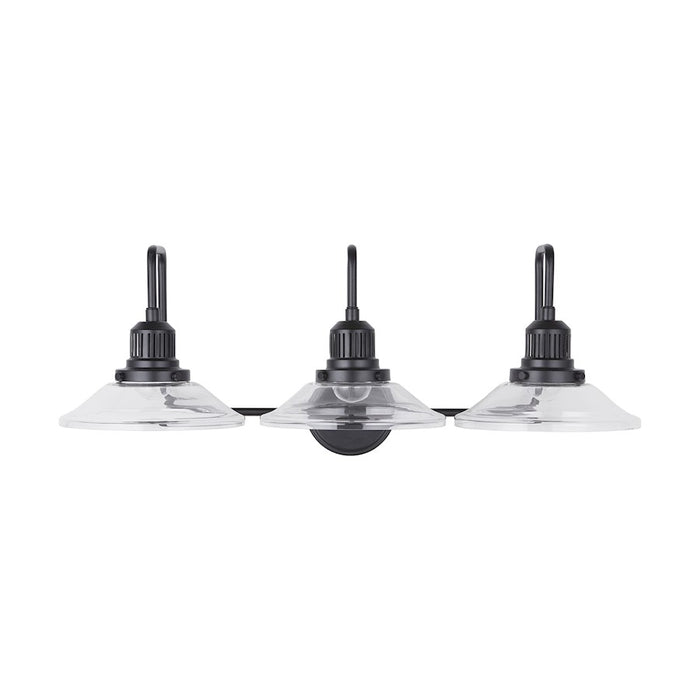 Austin Allen & Co. 3-Light Vanity, Matte Black