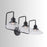 Austin Allen & Co. 3-Light Vanity, Matte Black