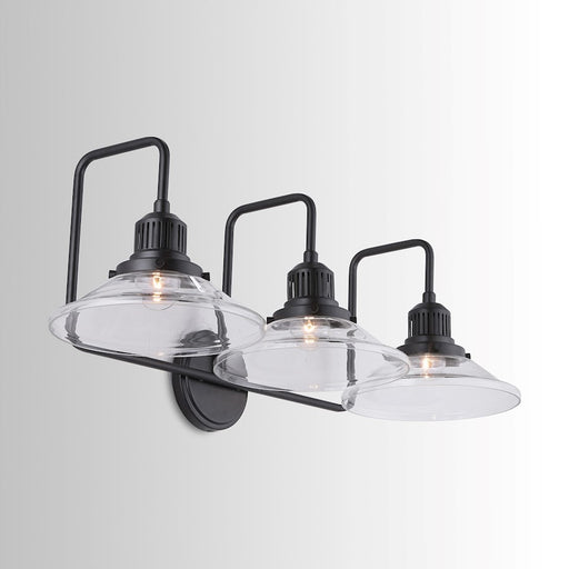 Austin Allen & Co. 3-Light Vanity, Matte Black