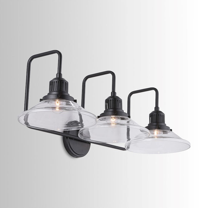 Austin Allen & Co. 3-Light Vanity, Matte Black