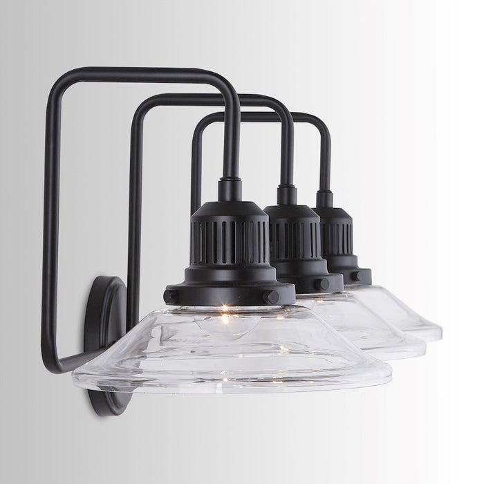 Austin Allen & Co. 3-Light Vanity, Matte Black