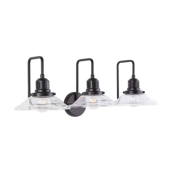 Austin Allen & Co. 3-Light Vanity, Matte Black