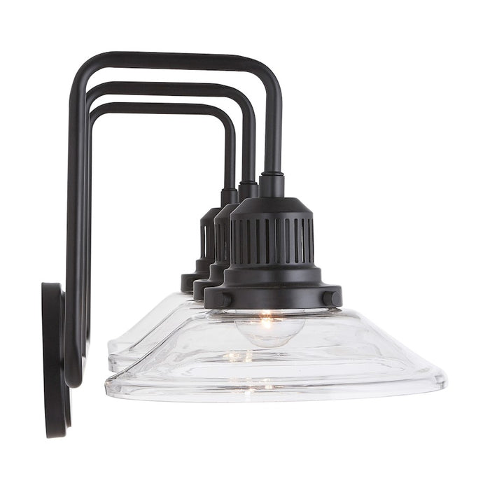 Austin Allen & Co. 3-Light Vanity, Matte Black