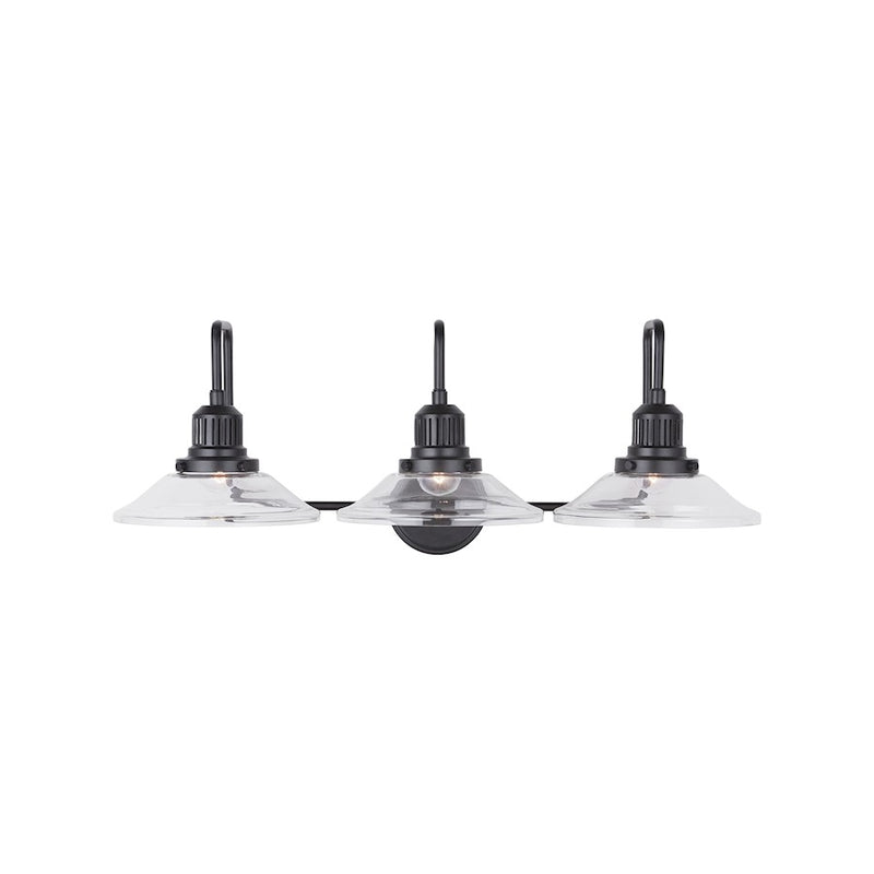 Austin Allen & Co. 3-Light Vanity, Matte Black