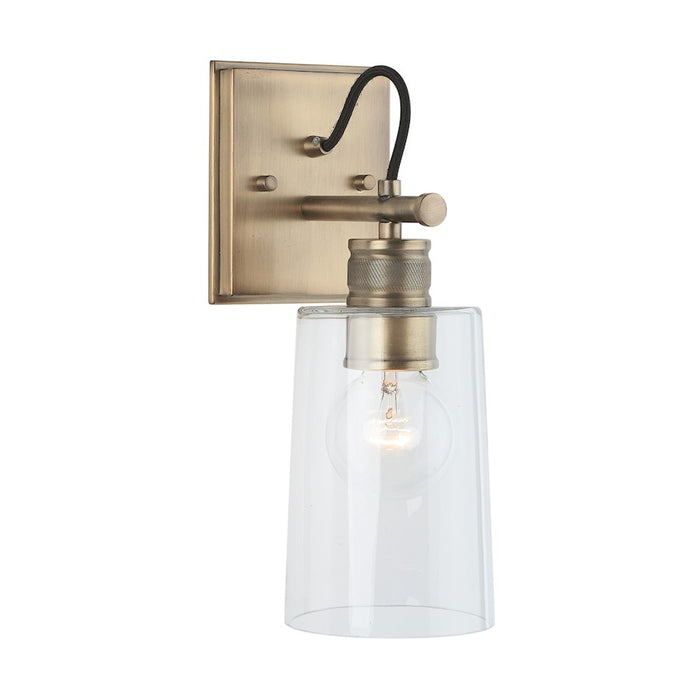 Austin Allen & Co. 1-Light 5" Sconce, Aged Brass
