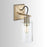 Austin Allen & Co. 1-Light 5" Sconce, Aged Brass