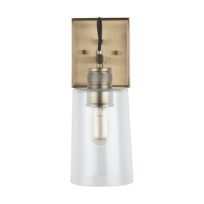 Austin Allen & Co. 1-Light 5" Sconce, Aged Brass