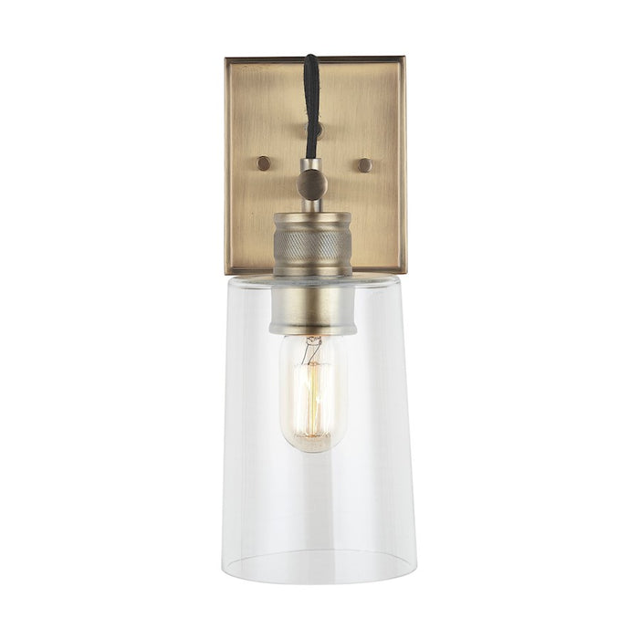 Austin Allen & Co. 1-Light 5" Sconce, Aged Brass