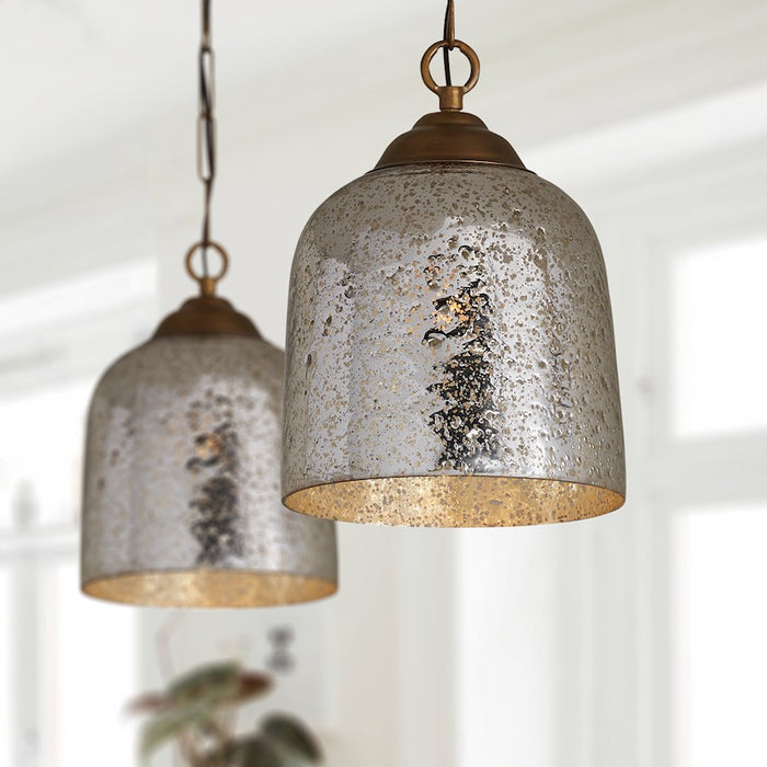 Austin Allen & Co. Newport 1 Light Pendant, Patinaed Brass