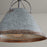 Austin Allen & Co. Alvin 1-Light 13" Pendant, Antique Galvanized