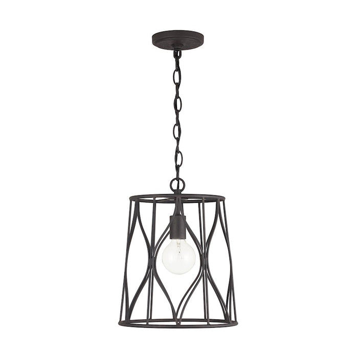 Austin Allen & Co. 1-Light Pendant, Rustic Iron