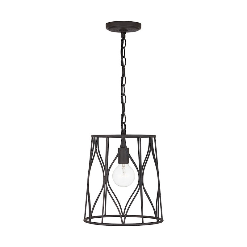 Austin Allen & Co. 1-Light Pendant, Rustic Iron