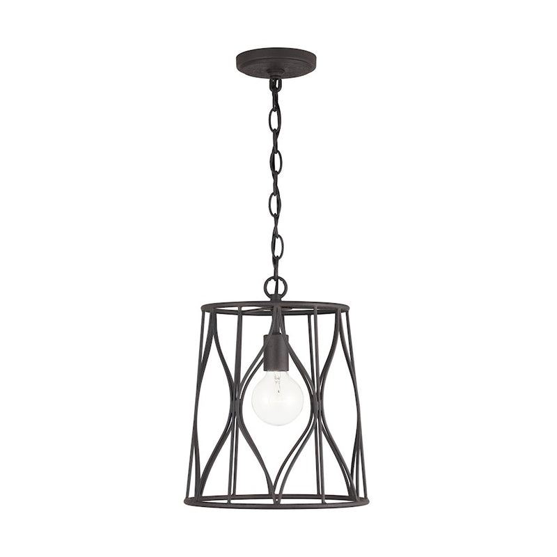 Austin Allen & Co. 1-Light Pendant, Rustic Iron
