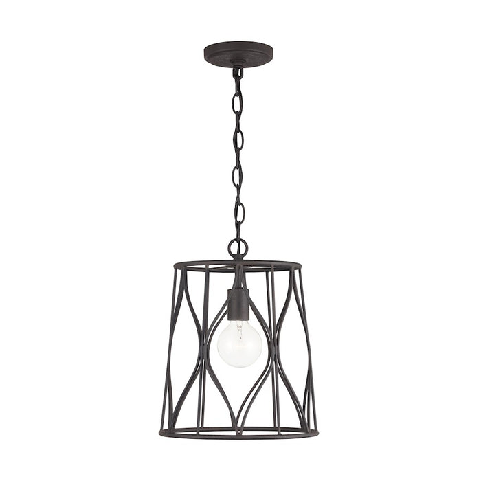 Austin Allen & Co. 1-Light Pendant, Rustic Iron